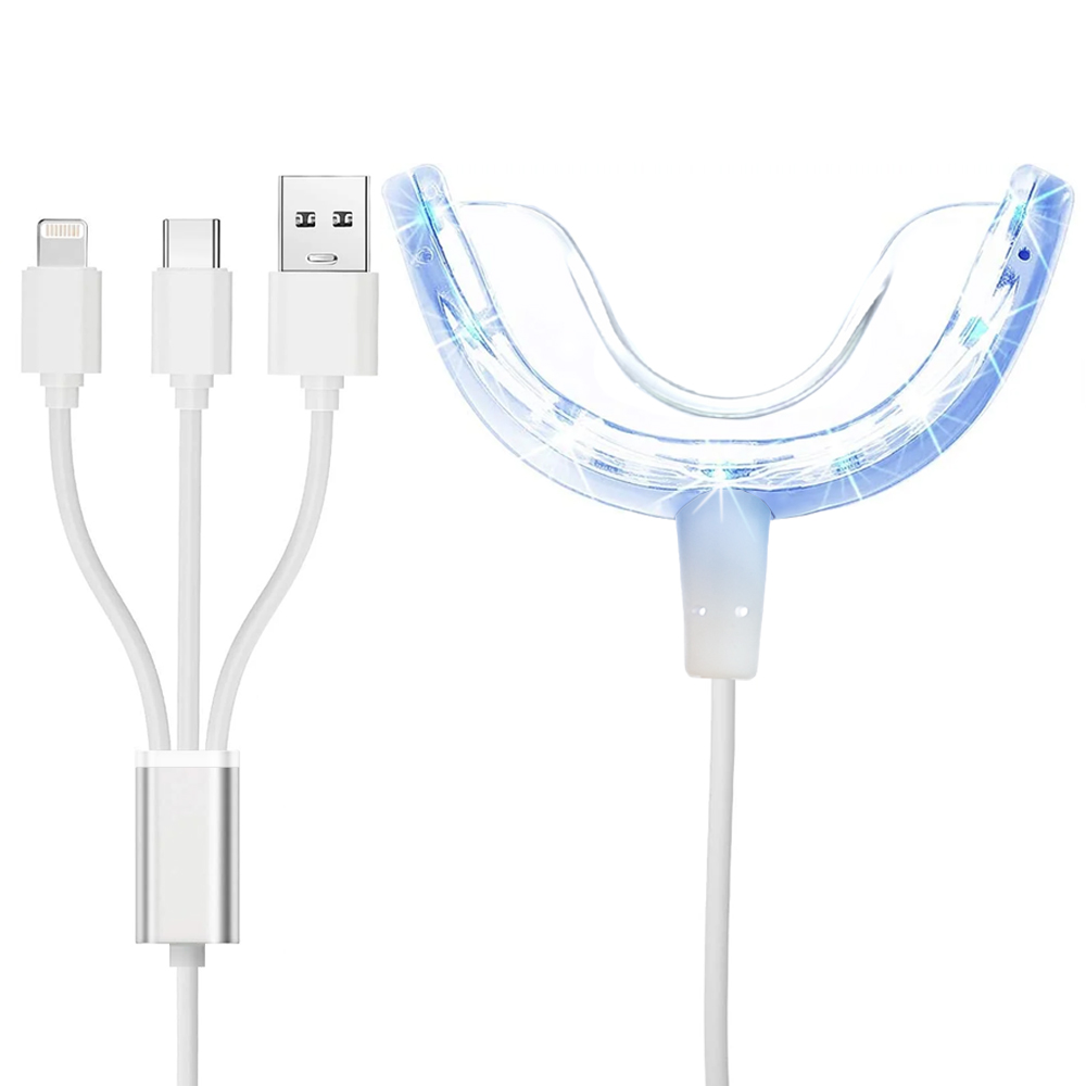 Led Mouth Tray - جهاز تبييض الأسنان المحمول بالضوء الأزرق