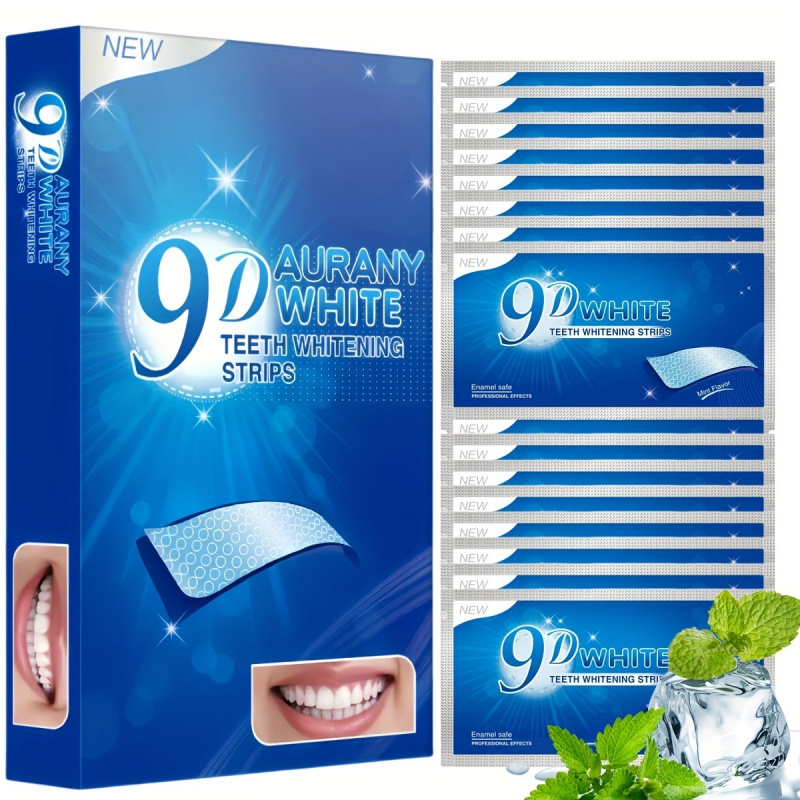 Teeth Whitening Paste - 21 زوجًا من شرائط تبييض الأسنان