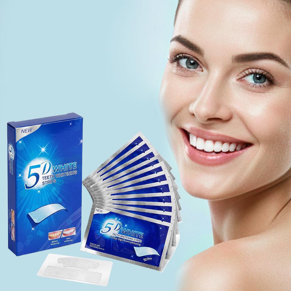 Teeth Whitening Strips Permanent - شرائط تبييض الأسنان الفعالة لمدة 3