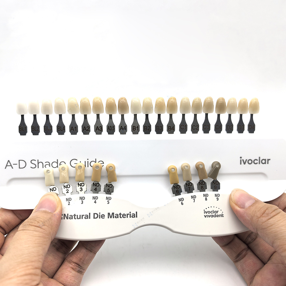 Teeth Whitening Shade Guide - دليل ألوان الأسنان من إيفوكلار لترميم