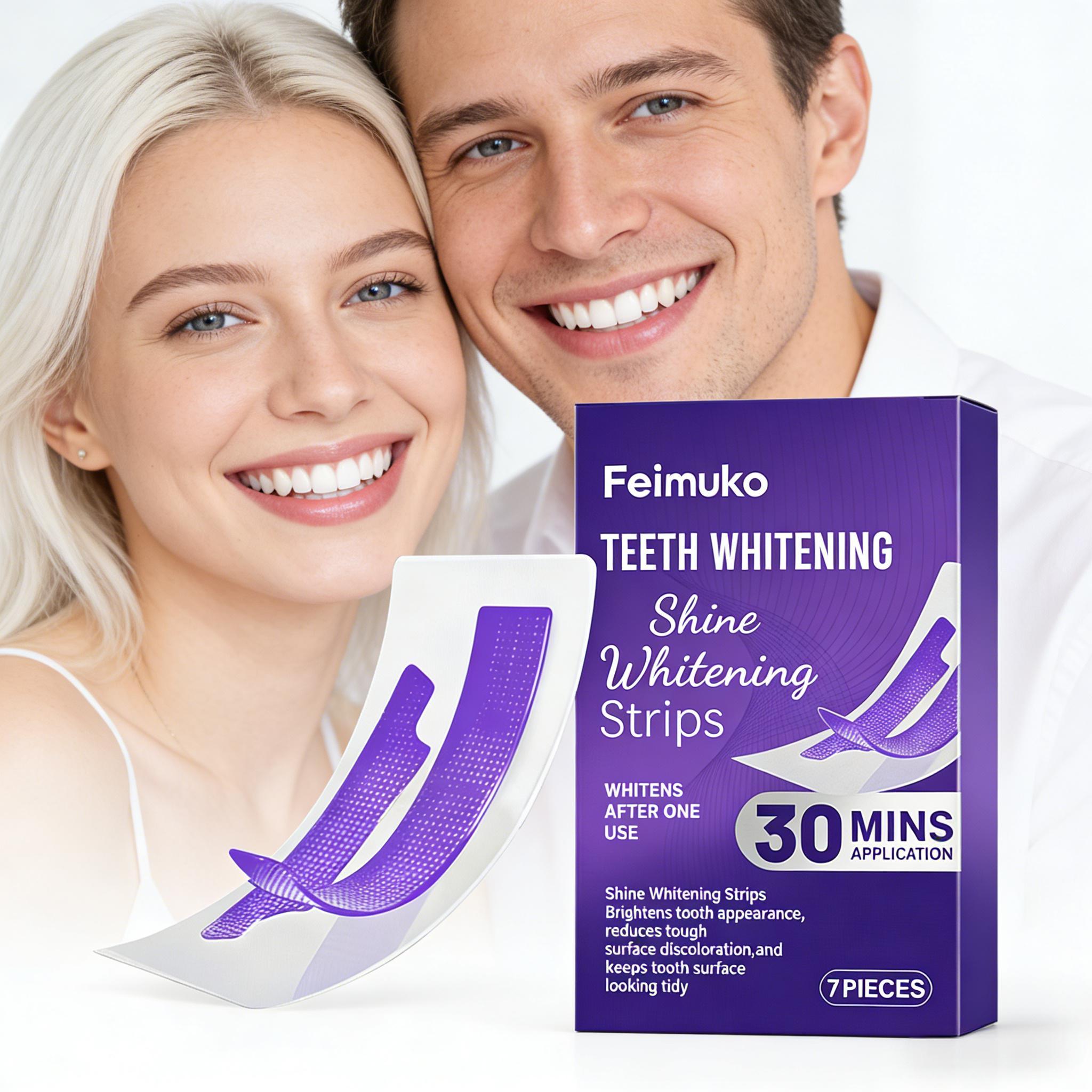 Teeth Whitening Strips Permanent - شرائط تبييض الأسنان تقلل من حساسية