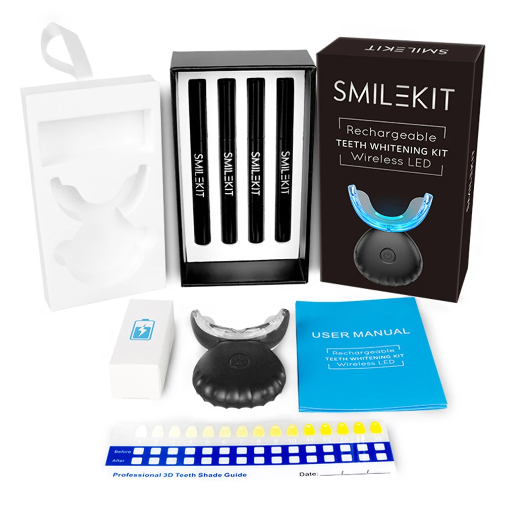 Teeth Whitening Paste - طقم تبييض الأسنان صغير 16 LED