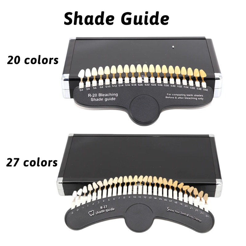 Teeth Whitening Shade Guide - 20/27 لون ثلاثية الأبعاد مختبر الأسنان