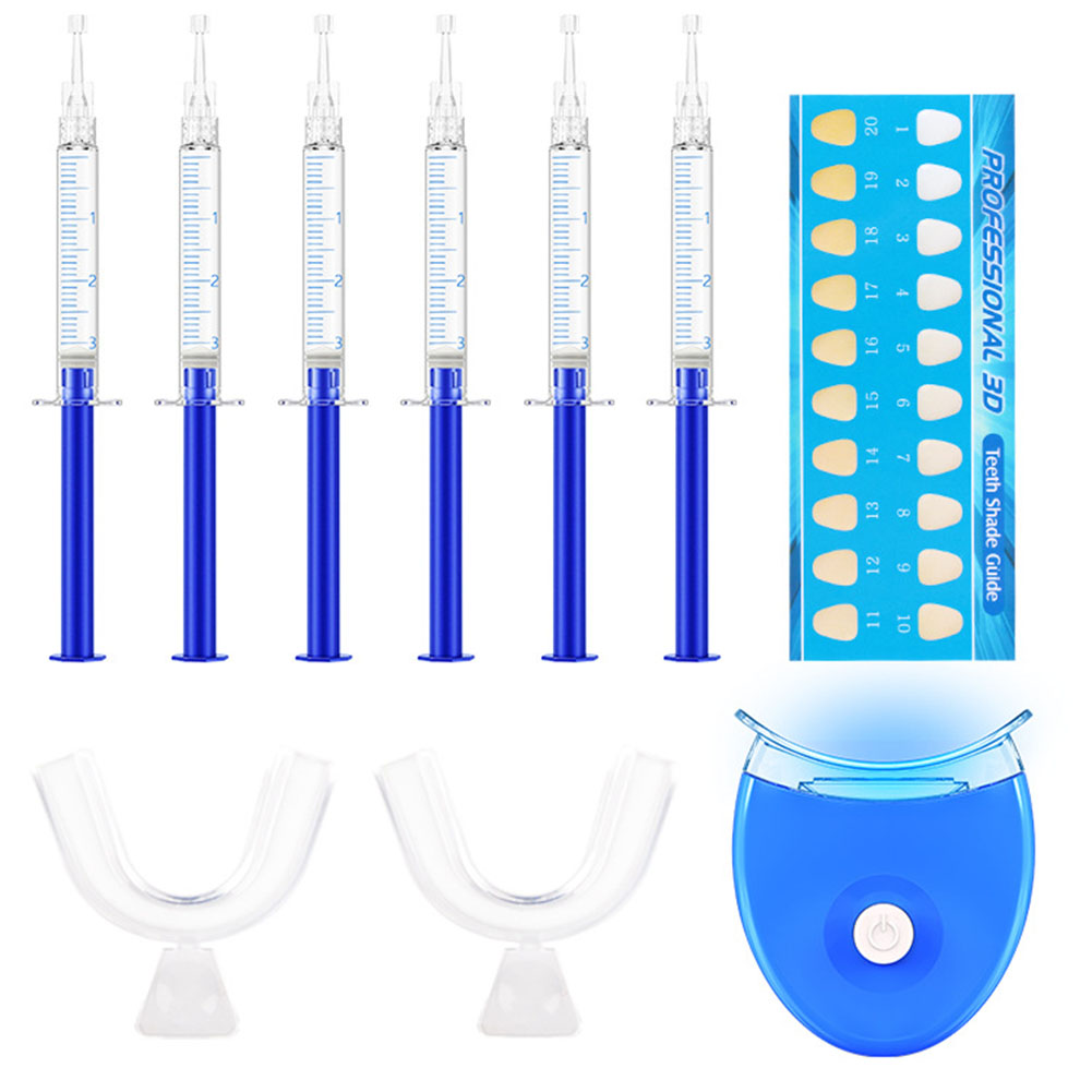 Led Mouth Tray - 3/6/10 طقم تبييض الأسنان حقنة جل