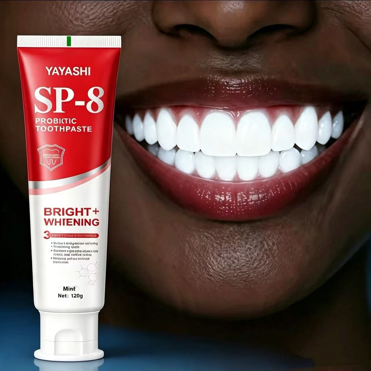 Teeth Whitening Toothpaste - معجون أسنان ياياشي SP-8 بروبيوتيك لتبييض