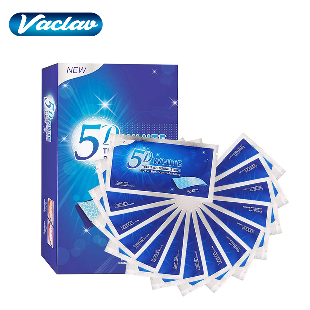 Teeth Whitening Paste - شرائط تبييض الأسنان البيضاء ثلاثية الأبعاد،