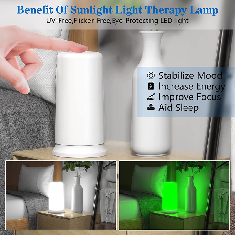 مصباح علاج بالضوء SAD 12000 Lu - مراجعة Led Mouth Tray وسعره