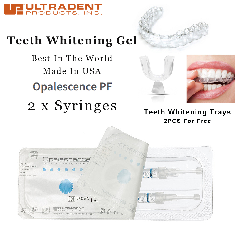 جل تبييض الأسنان طقم منزلي محا - مراجعة Teeth Whitening Gel Opalescence وسعره