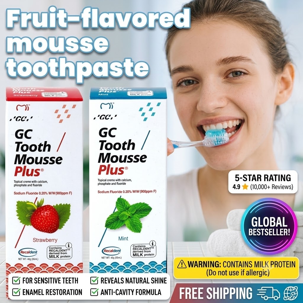 معجون أسنان بنكهة الفواكه GC 5 - مراجعة Teeth Whitening Toothpaste وسعره