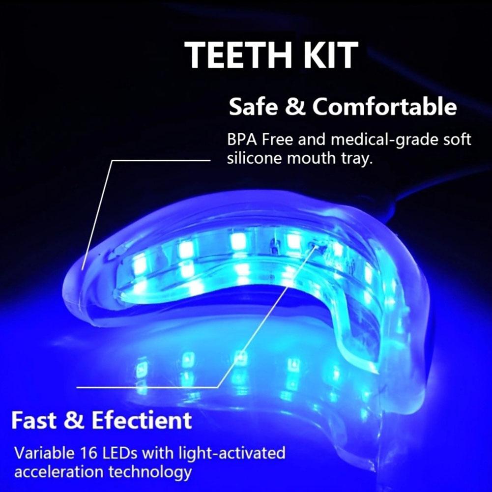 ضوء تبييض الأسنان بـ 16 مصباح  - مراجعة Led Mouth Tray وسعره