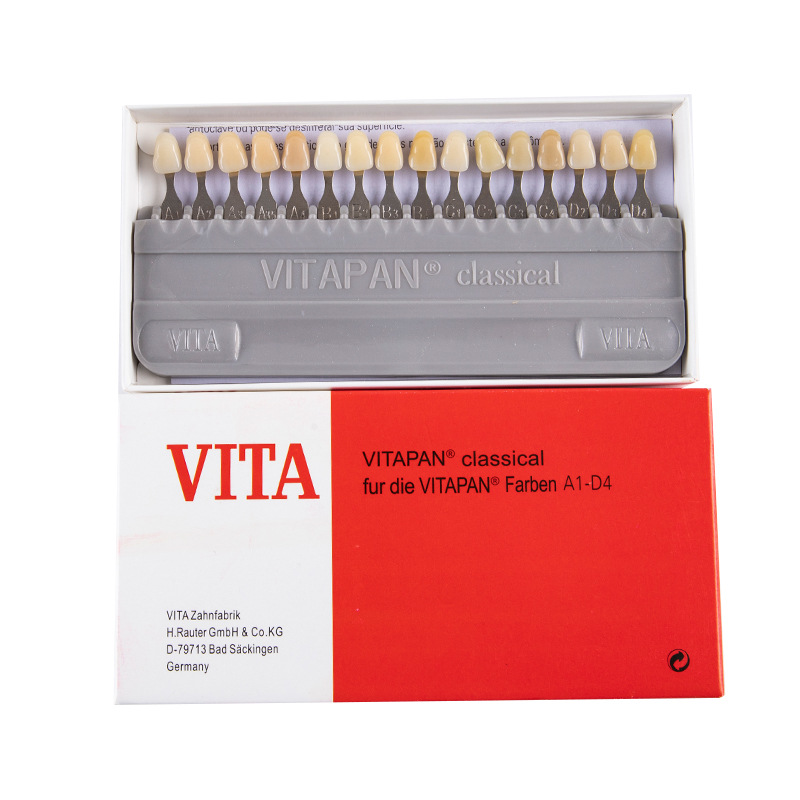 VITA 16 لون الأسنان الظل دليل  - مراجعة Teeth Whitening Shade Guide وسعره