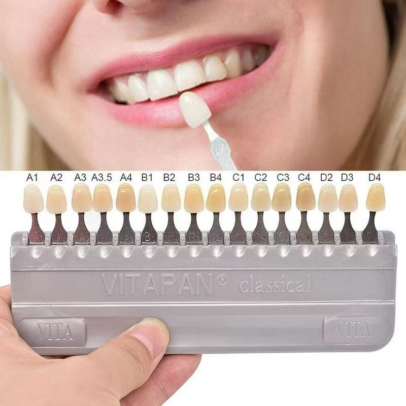 VITA 16 لون الأسنان الظل دليل  - مراجعة Teeth Whitening Shade Guide وسعره