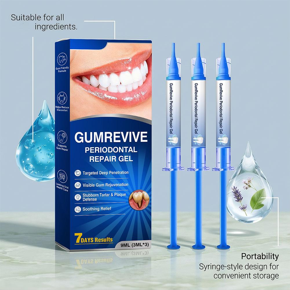 3 قطع من جل إصلاح اللثة، مزيل  - مراجعة Teeth Whitening Gels وسعره
