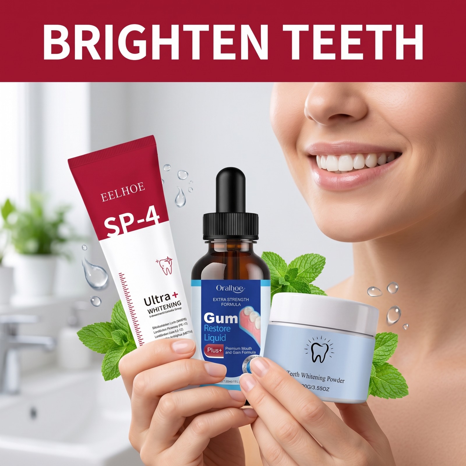 مجموعة العناية بالفم: معجون أس - مراجعة Teeth Whitening Gels وسعره