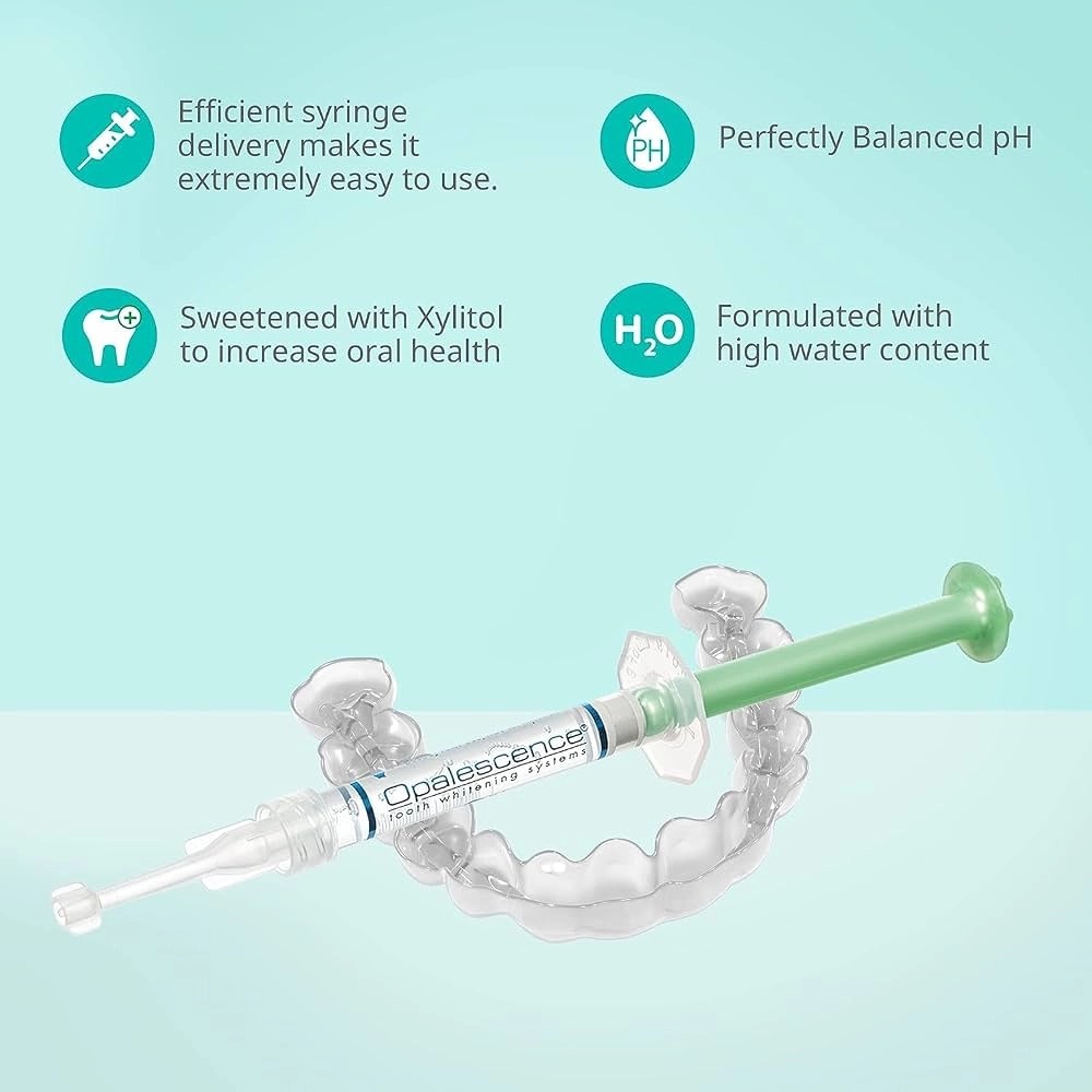 مجموعة جل تبييض الأسنان بنكهة  - مراجعة Teeth Whitening Gel Opalescence وسعره
