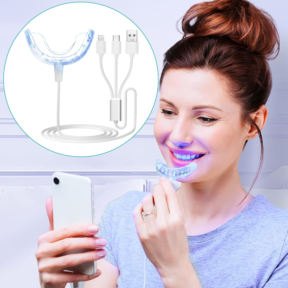 ضوء مسرع لتبييض الأسنان، 16 ×  - مراجعة Led Mouth Tray وسعره
