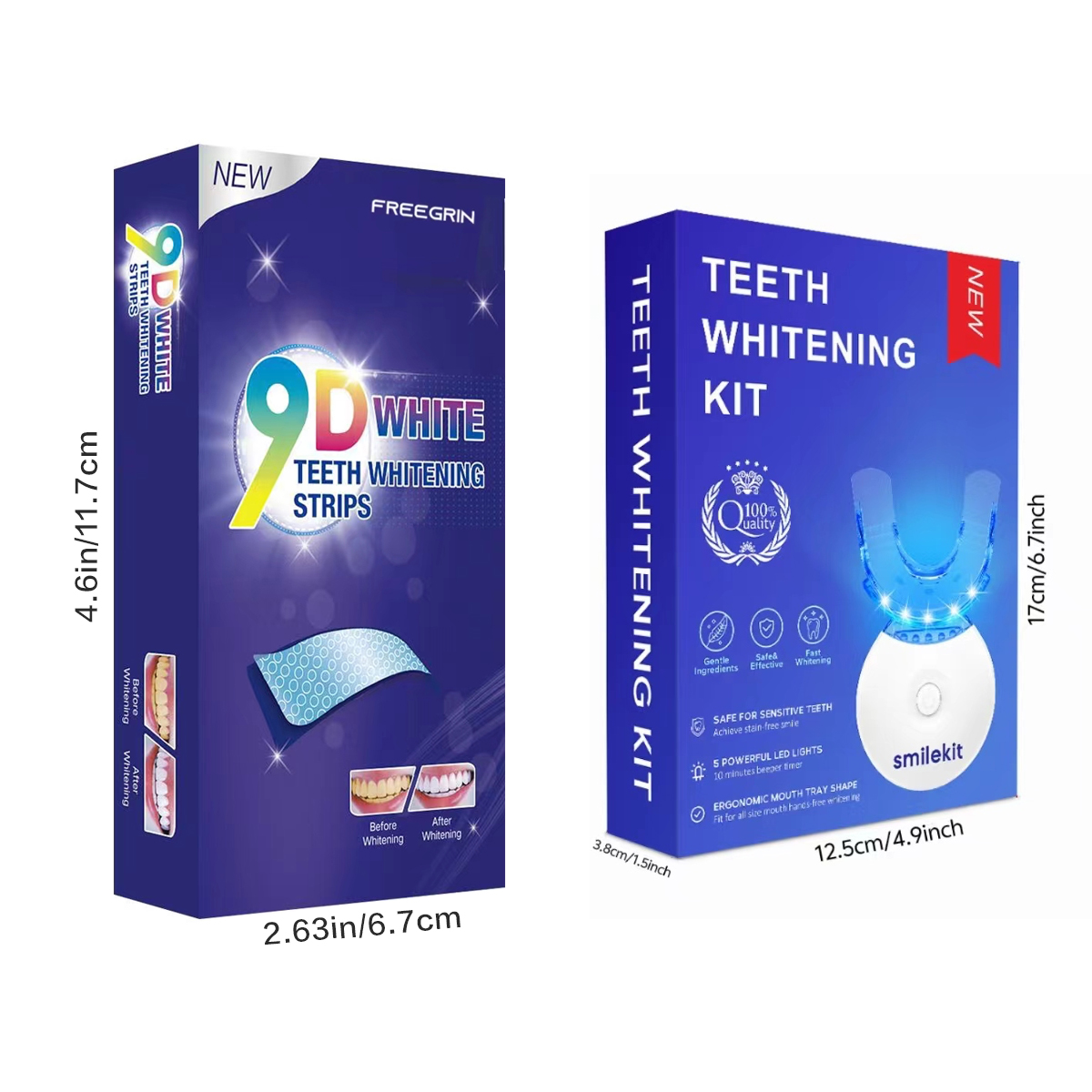 مجموعة تبييض الأسنان - 5X مبيض - مراجعة Teeth Whitening Paste وسعره