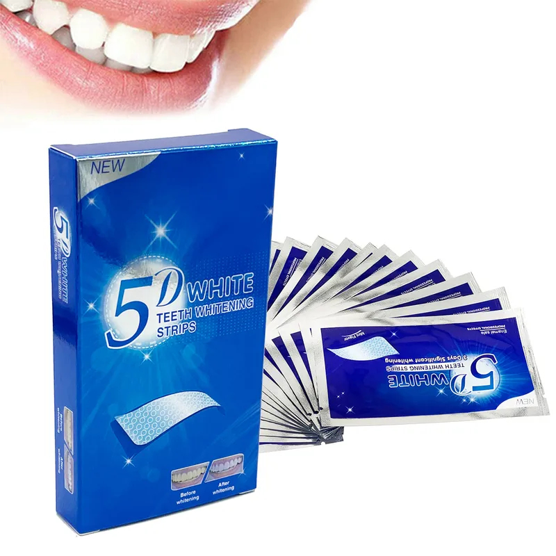 1-12 قطعة شرائط تبييض الأسنان  - مراجعة Teeth Whitening Strips Permanent وسعره