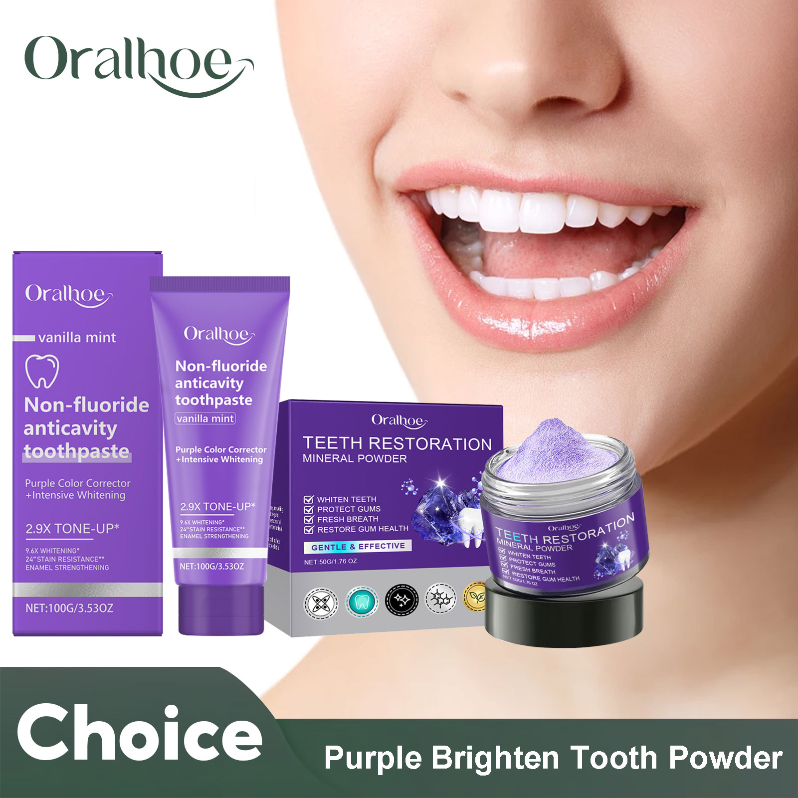 Teeth Restoration Mineral Powd - مراجعة Teeth Whitening Remedies وسعره