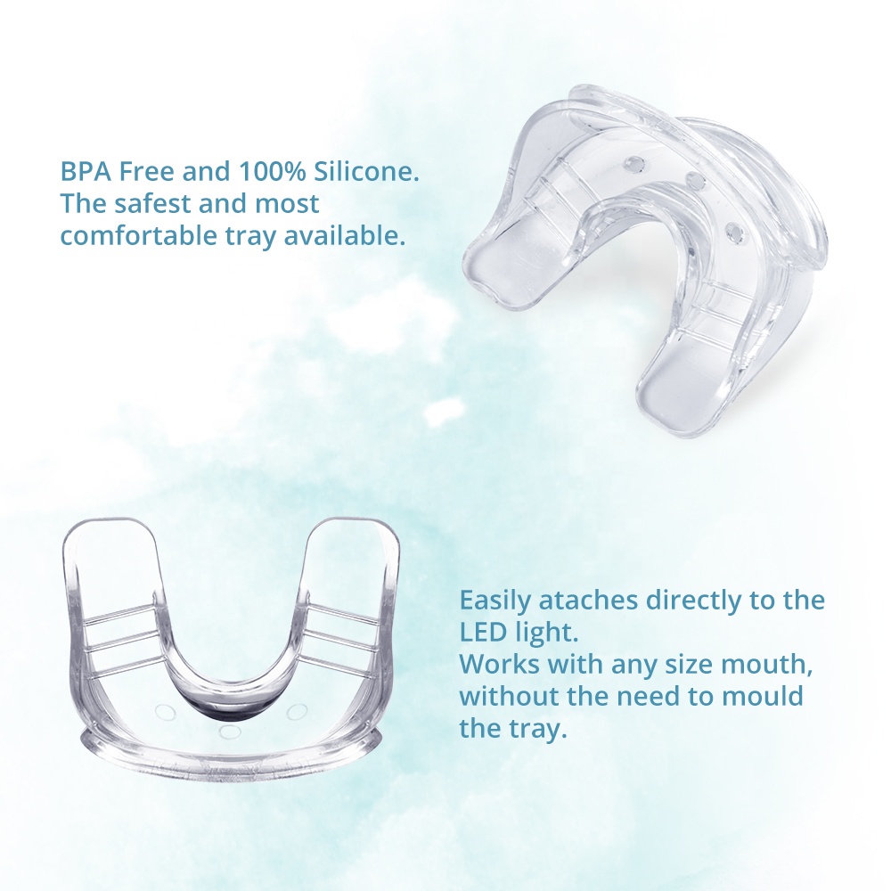 طقم تبييض الأسنان بتقنية LED م - مراجعة Led Mouth Tray وسعره