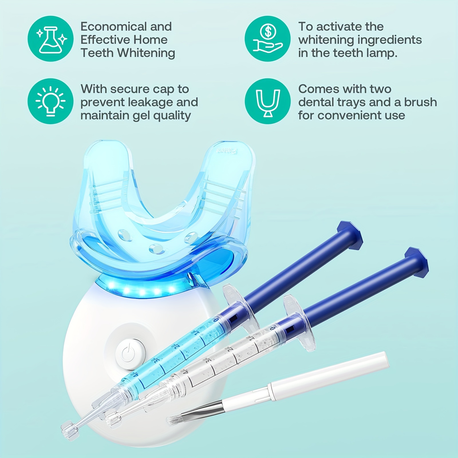 ضوء تبييض الأسنان LED طراز FW- - مراجعة Led Mouth Tray وسعره