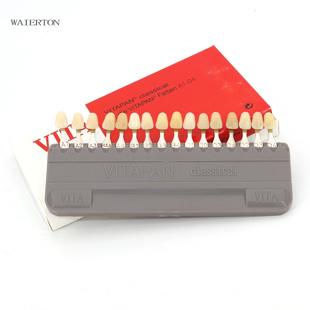 نموذج مقارنة ألوان الأسنان ثلا - مراجعة Teeth Whitening Shade Guide وسعره