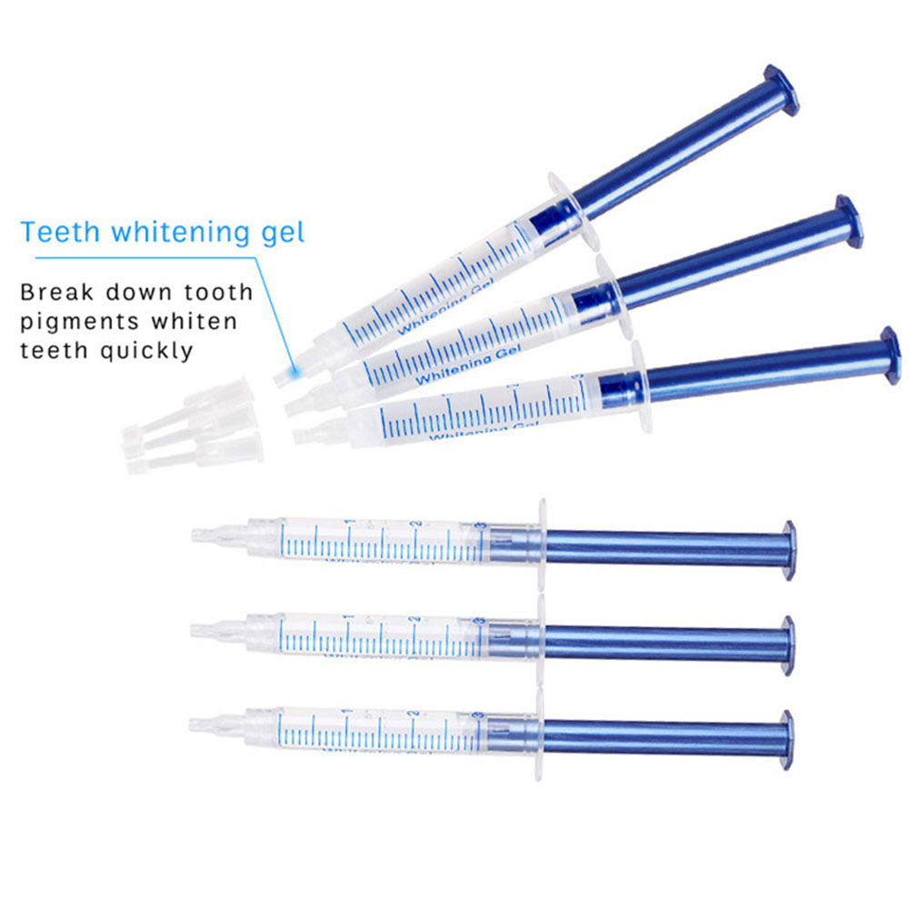 3/6/10 طقم تبييض الأسنان حقنة  - مراجعة Led Mouth Tray وسعره